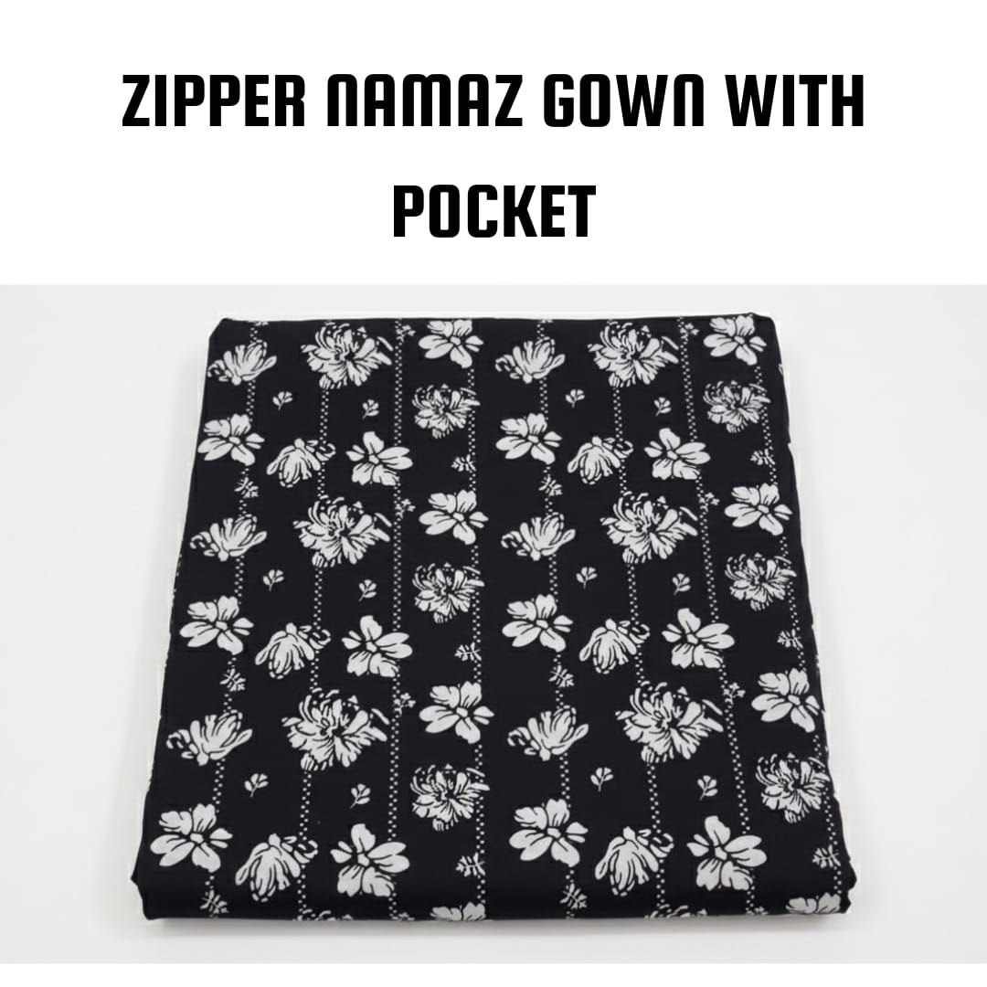 Zipper namaz Chadar (malai lawn)