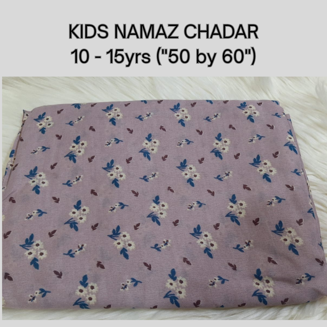 KIDS NAMAZ CHADAR WITH SLEEVES - SL3