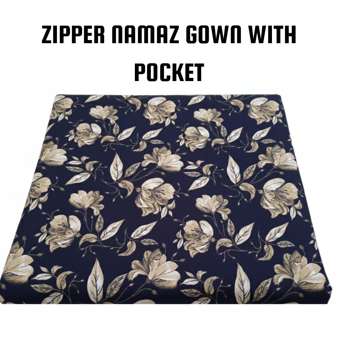 Zipper namaz Chadar (malai lawn)