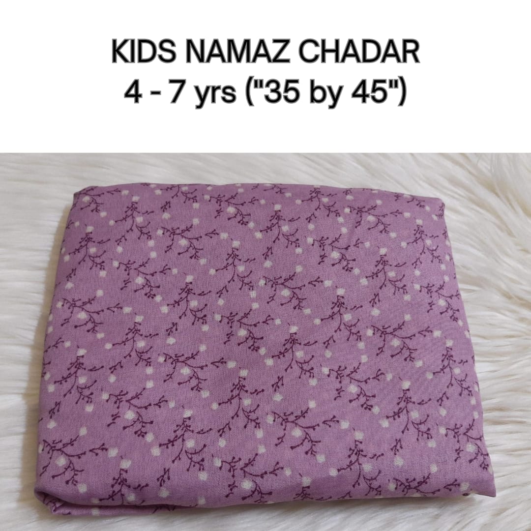 KIDS NAMAZ CHADAR WITH SLEEVES - SL22