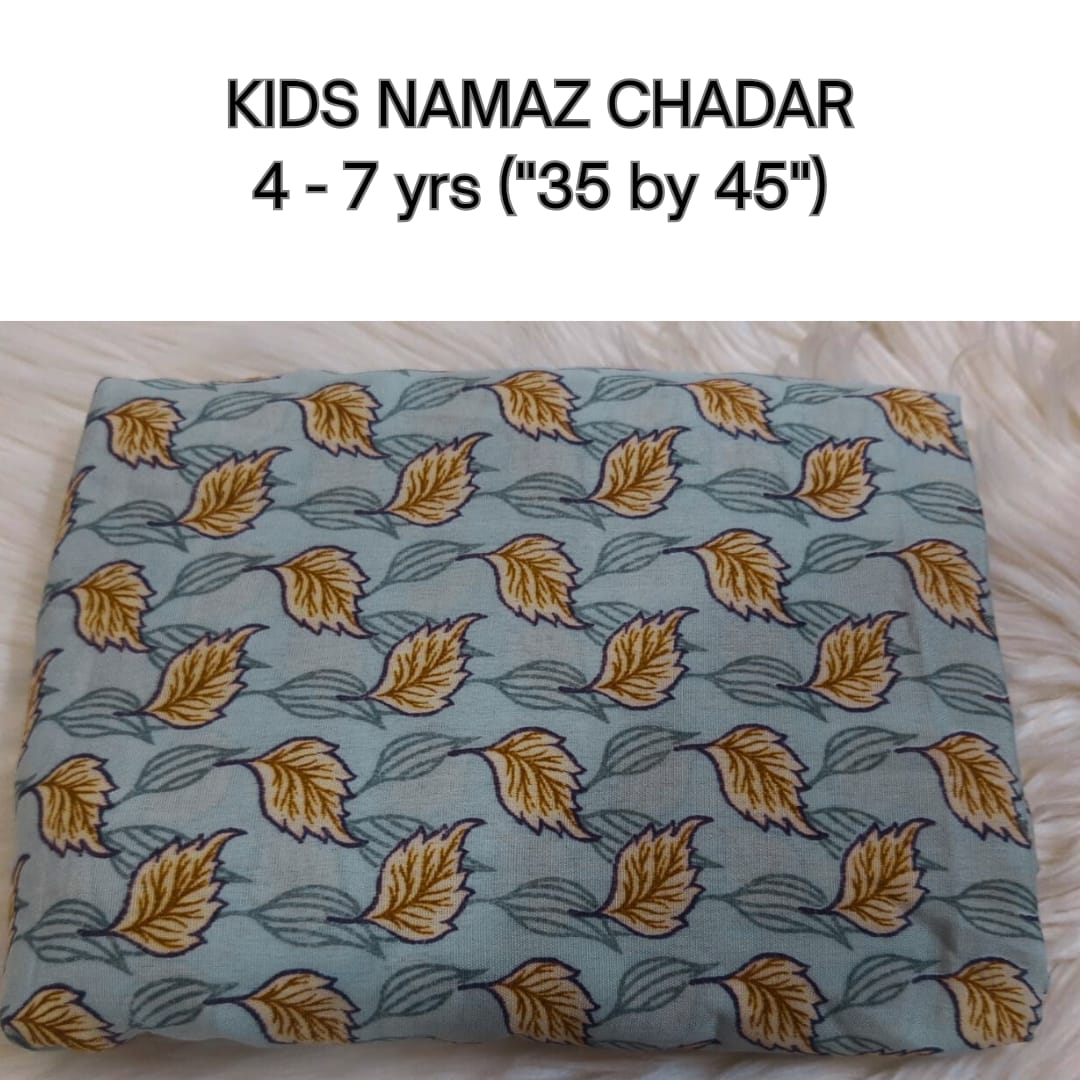 KIDS NAMAZ CHADAR WITH SLEEVES - SL13