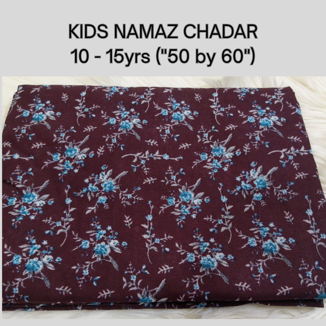 KIDS NAMAZ CHADAR WITH SLEEVES - SL6