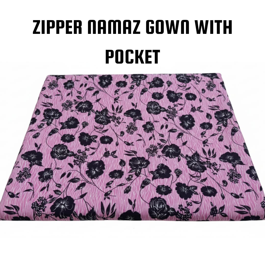 Zipper namaz Chadar (malai lawn)
