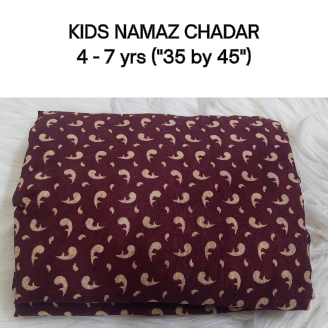 KIDS NAMAZ CHADAR WITH SLEEVES - SL14