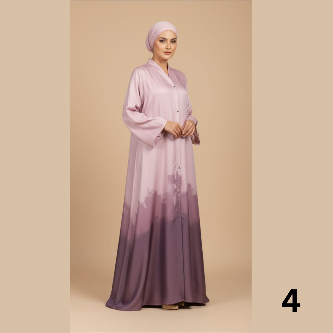 Trending tie & dye Abaya
