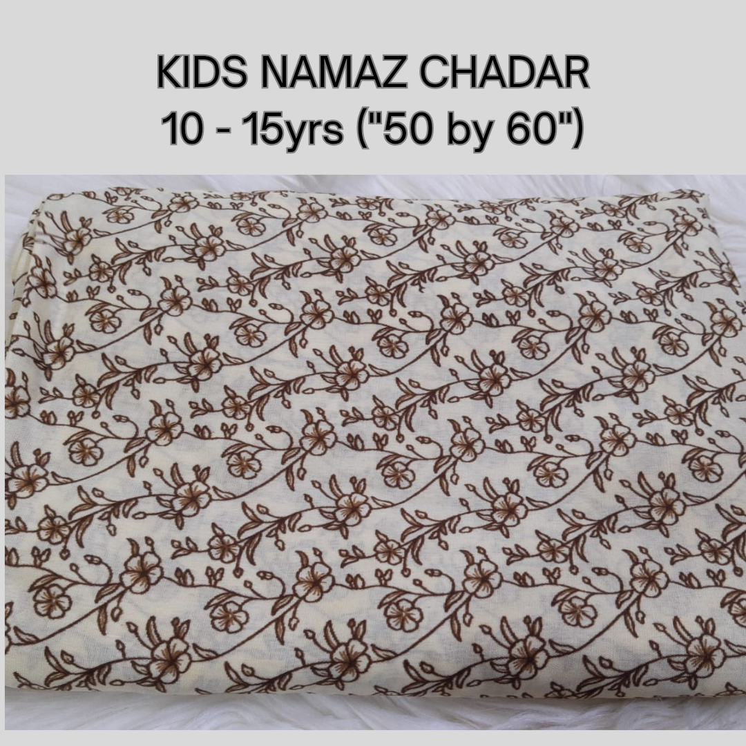 KIDS NAMAZ CHADAR WITH SLEEVES - SL10