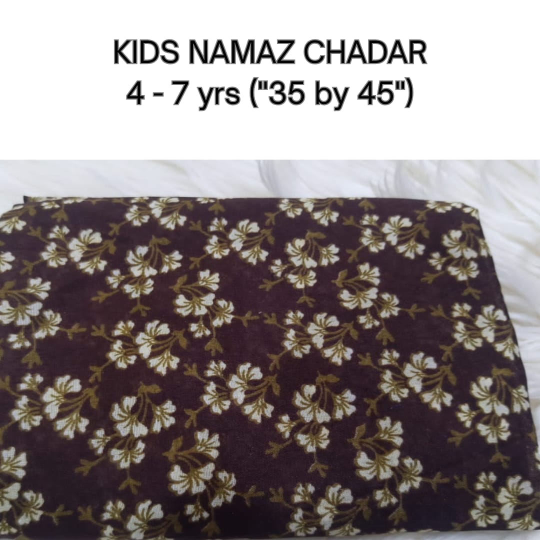 KIDS NAMAZ CHADAR WITH SLEEVES