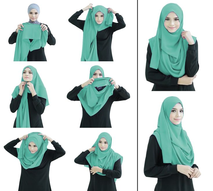 DOUBLE LOOP HIJAB - TEA PINK