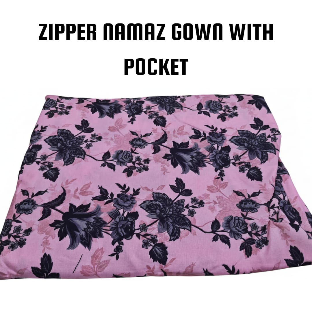 Zipper namaz Chadar (malai lawn)