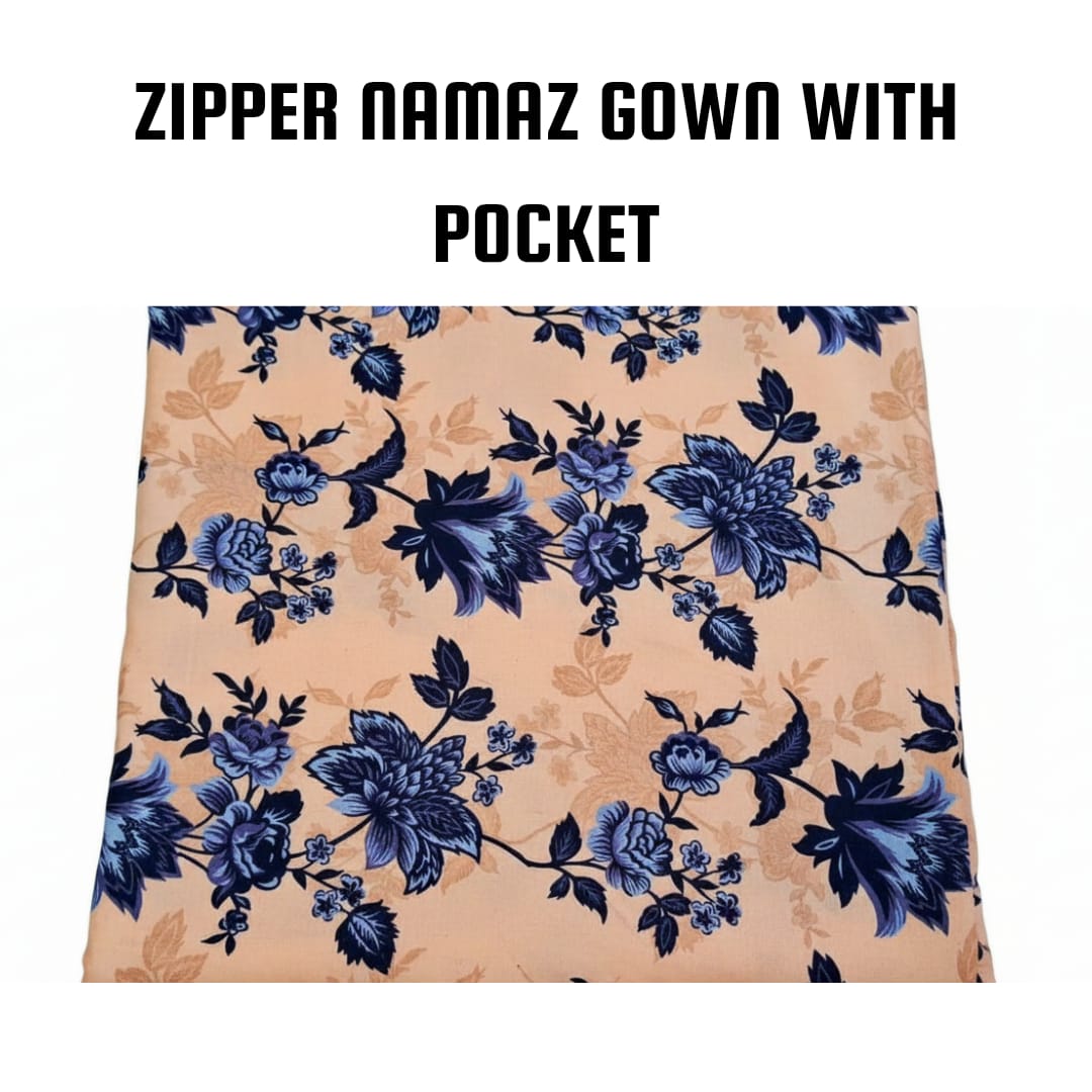 Zipper namaz Chadar (malai lawn)
