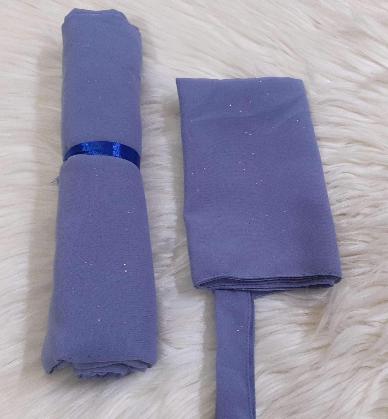 Tie Back Niqab Set - Baby Blue