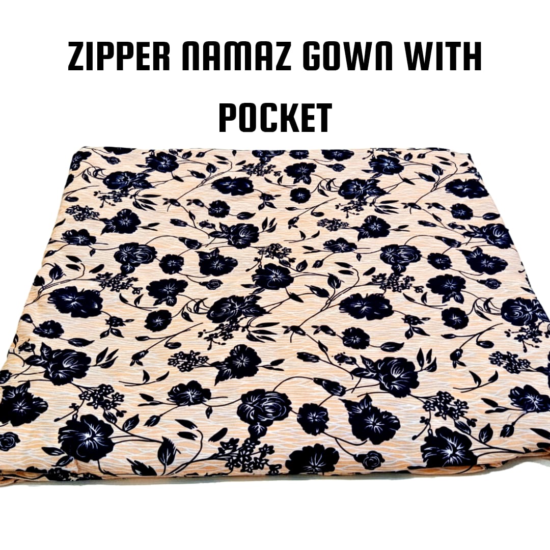 Zipper namaz Chadar (malai lawn)