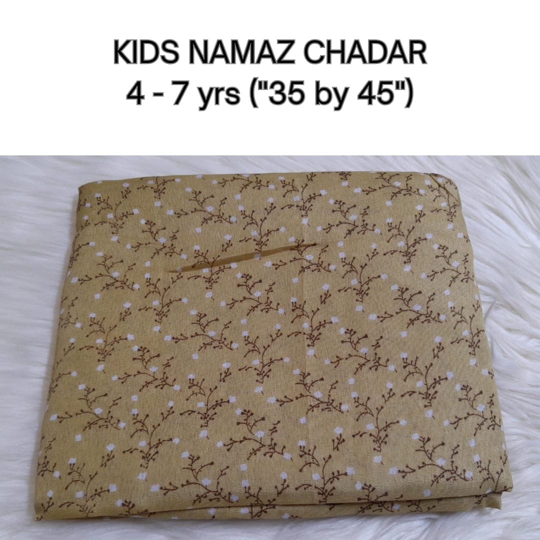 KIDS NAMAZ CHADAR WITH SLEEVES - SL17