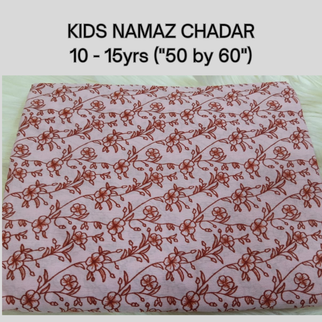 KIDS NAMAZ CHADAR WITH SLEEVES - SL9