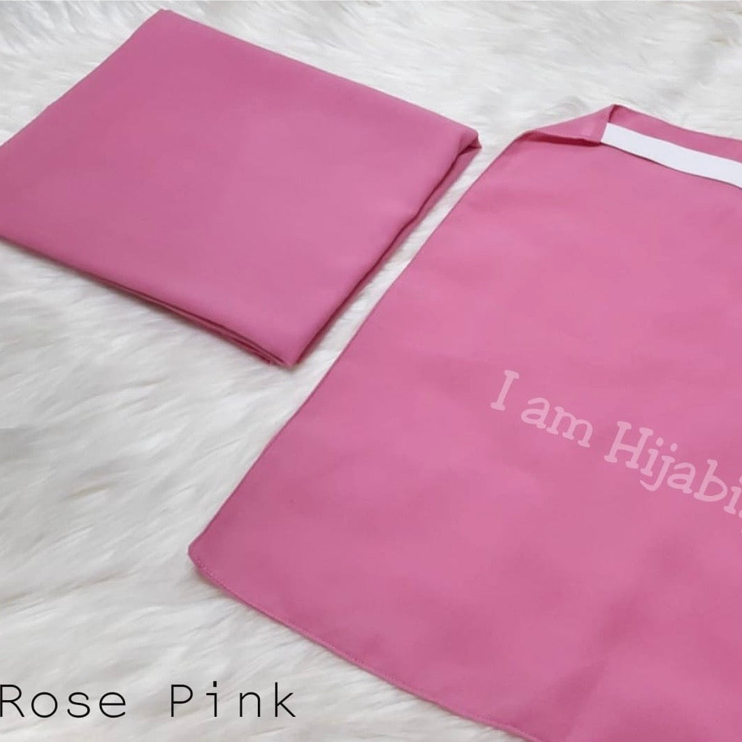 Hijab And Niqab Set - Rose Pink