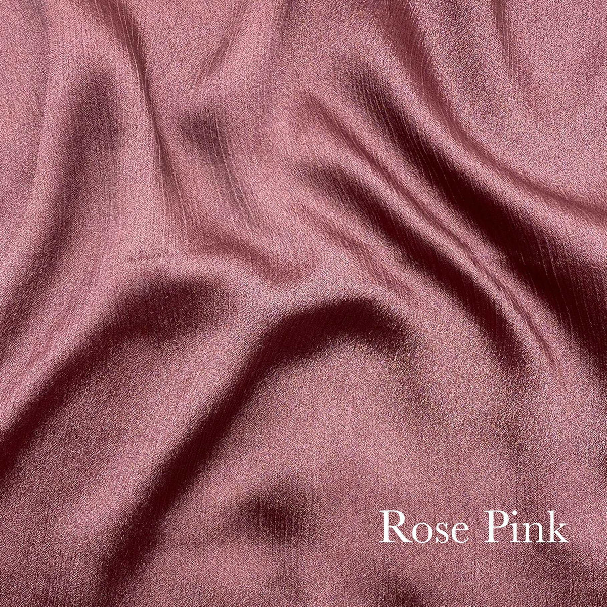 Metallic Silk - Rose Pink