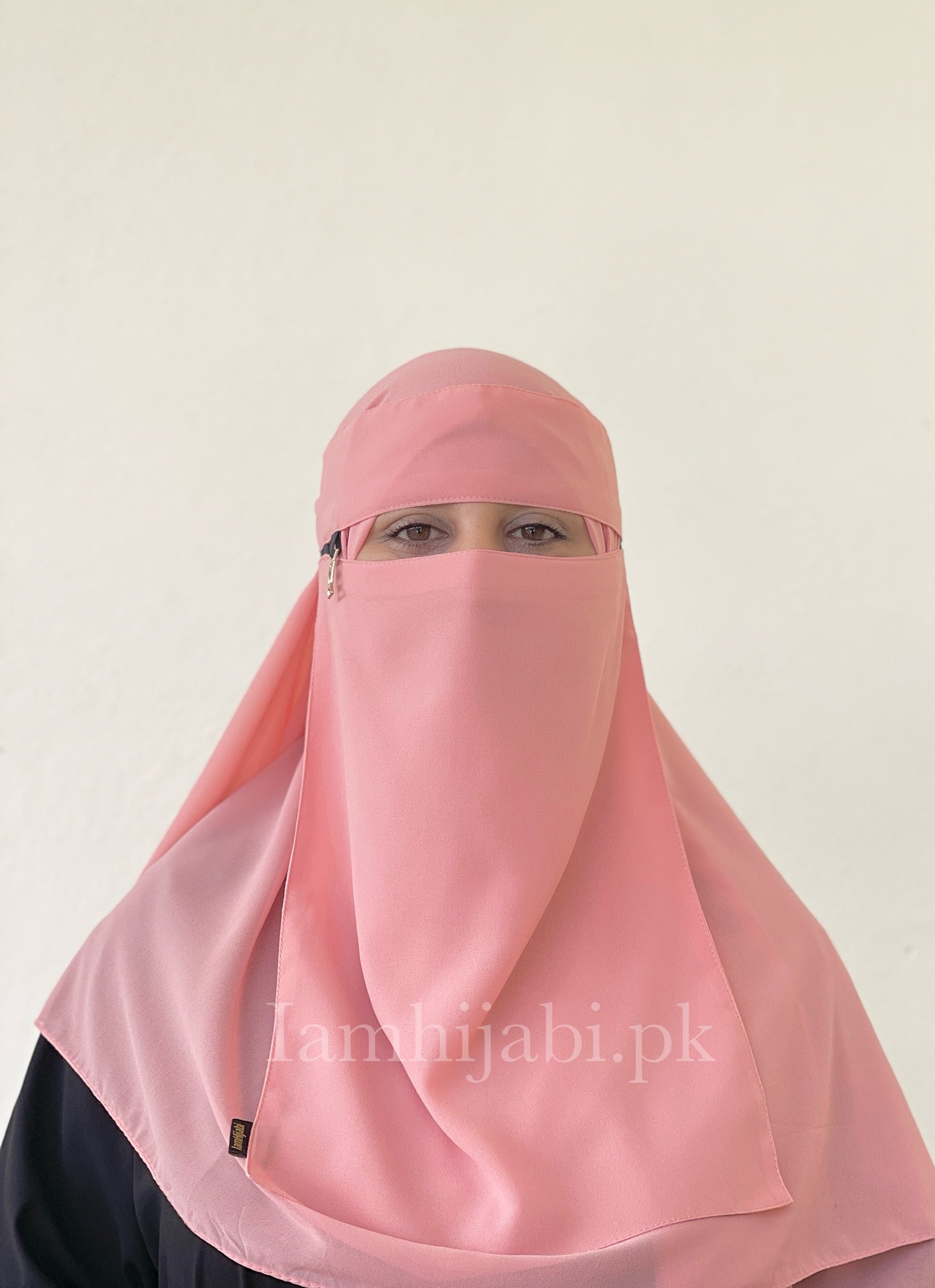 Saudi Niqab Set - Rosewood