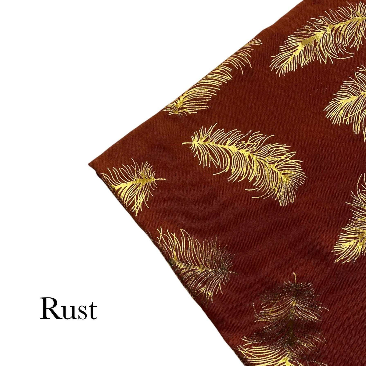 Foil Feather - Rust