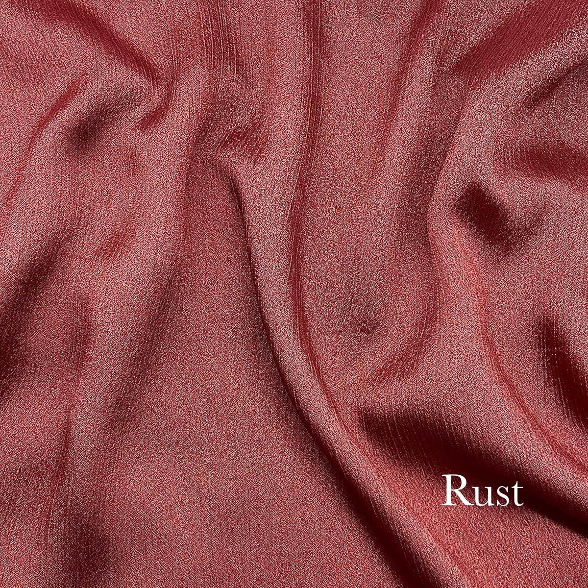 Metallic Silk - Rust