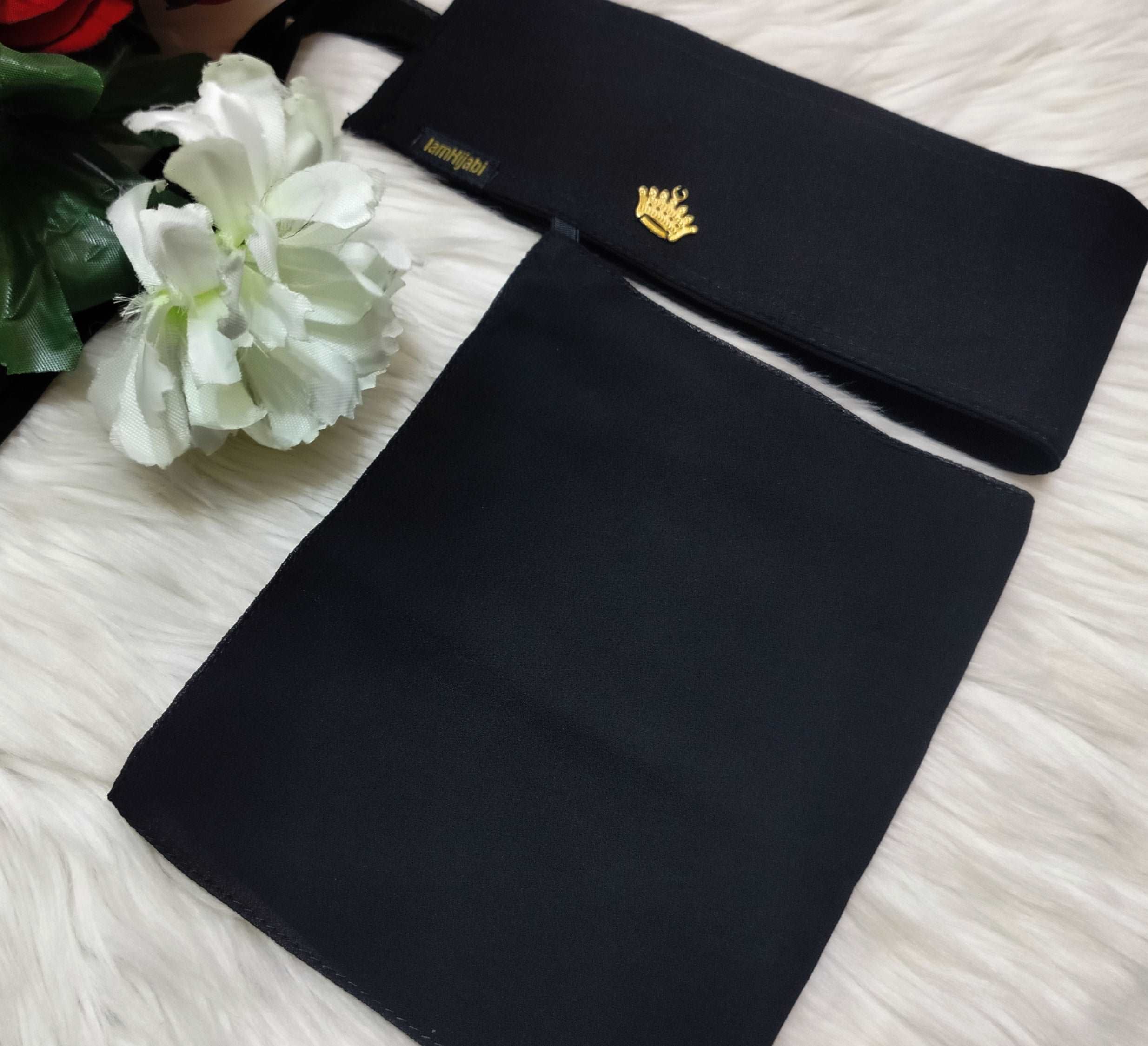 Saudi Short Niqab - Black