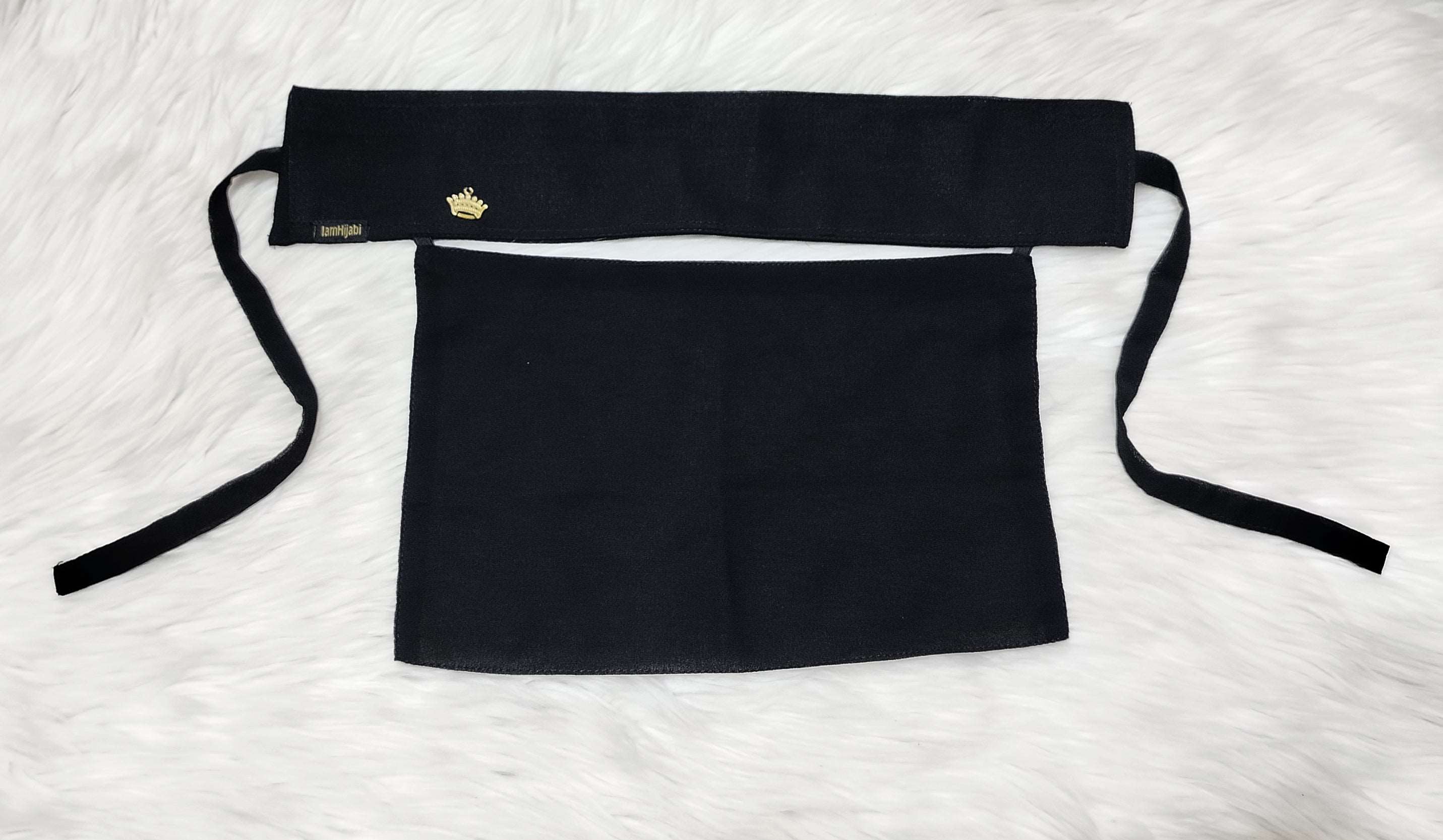 Saudi Short Niqab - Black