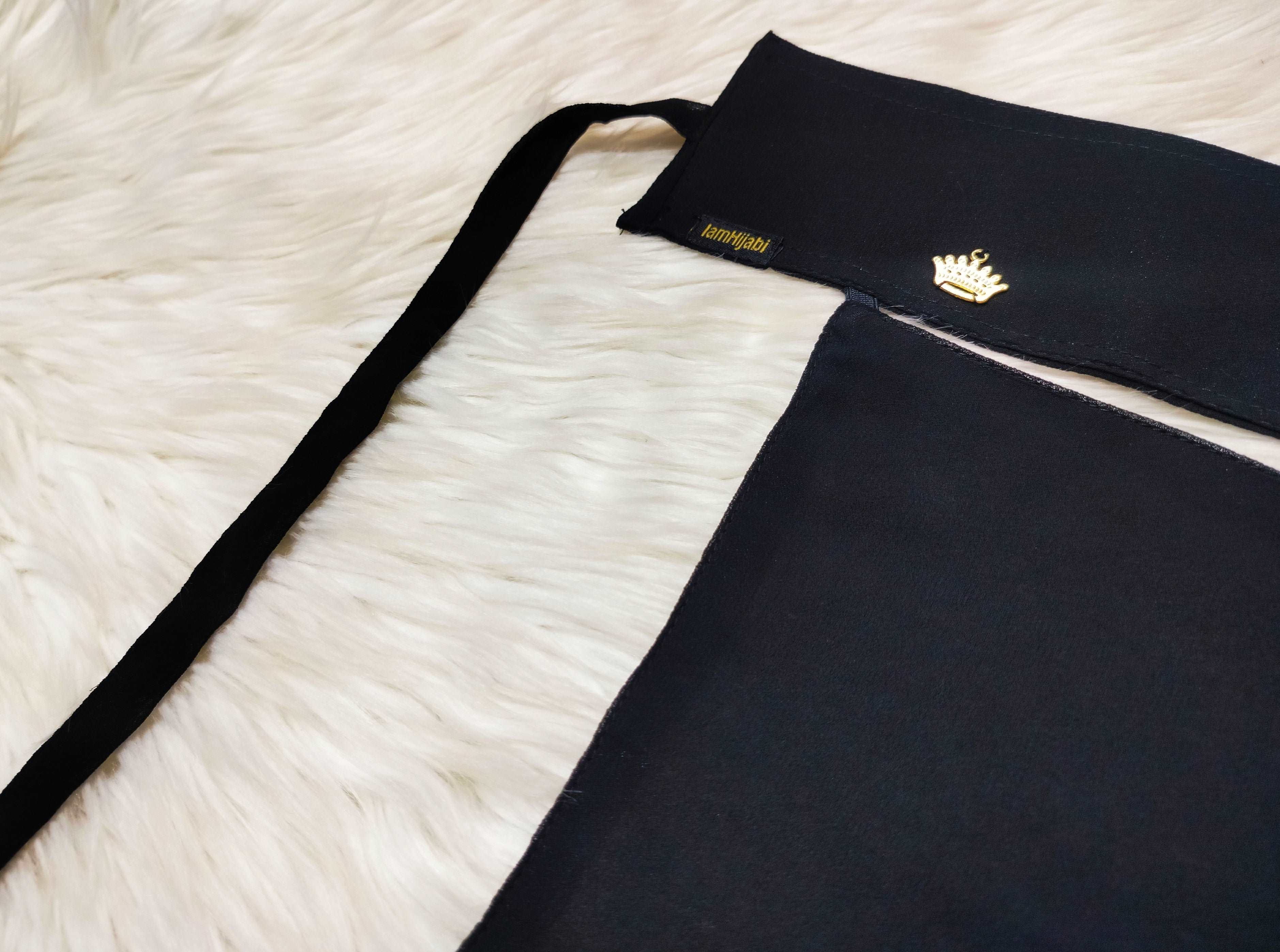 Saudi Short Niqab - Black