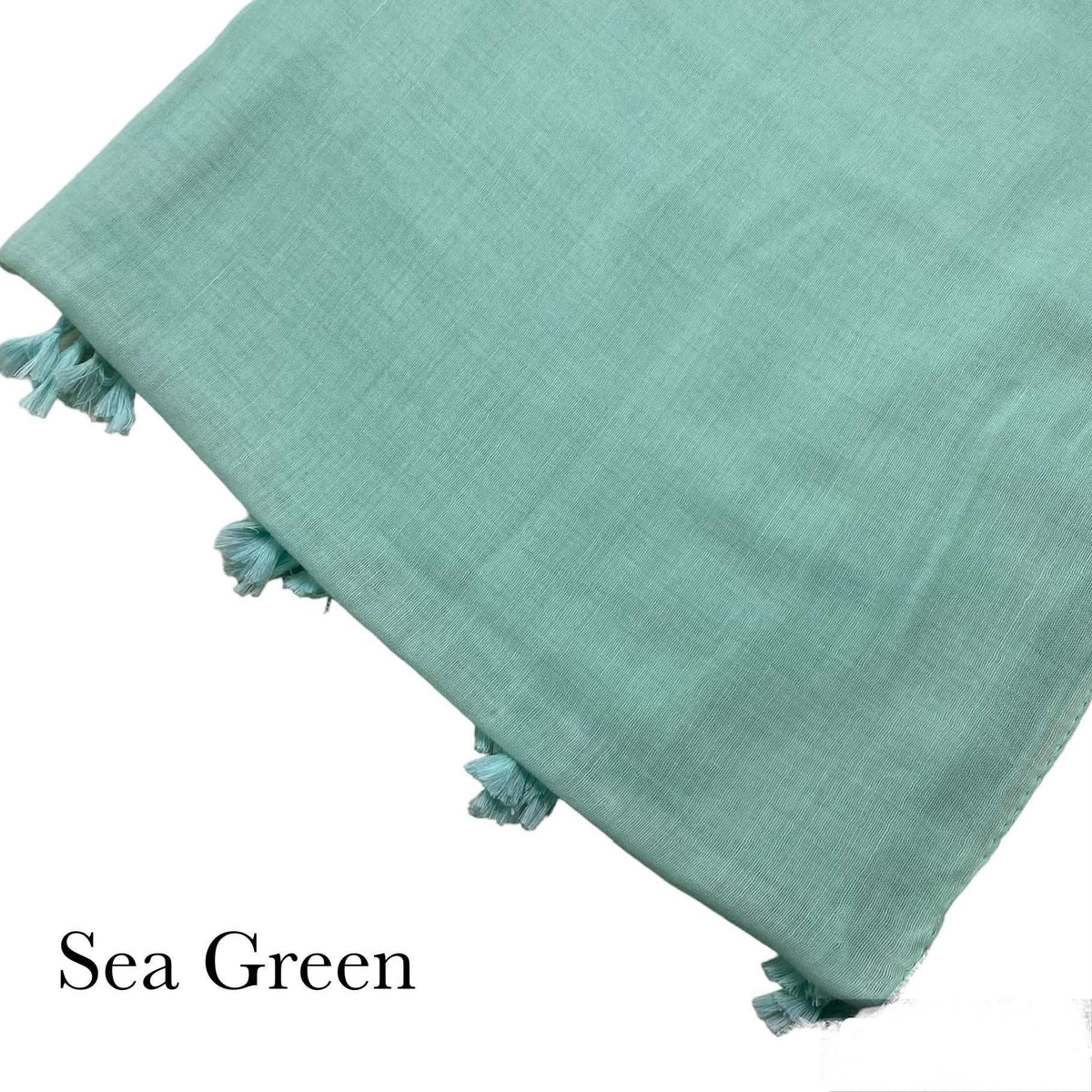 Plain Tassel - Sea Green