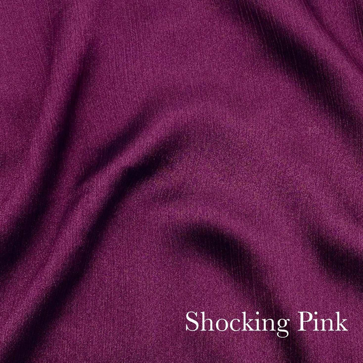 Metallic Silk - Shocking Pink