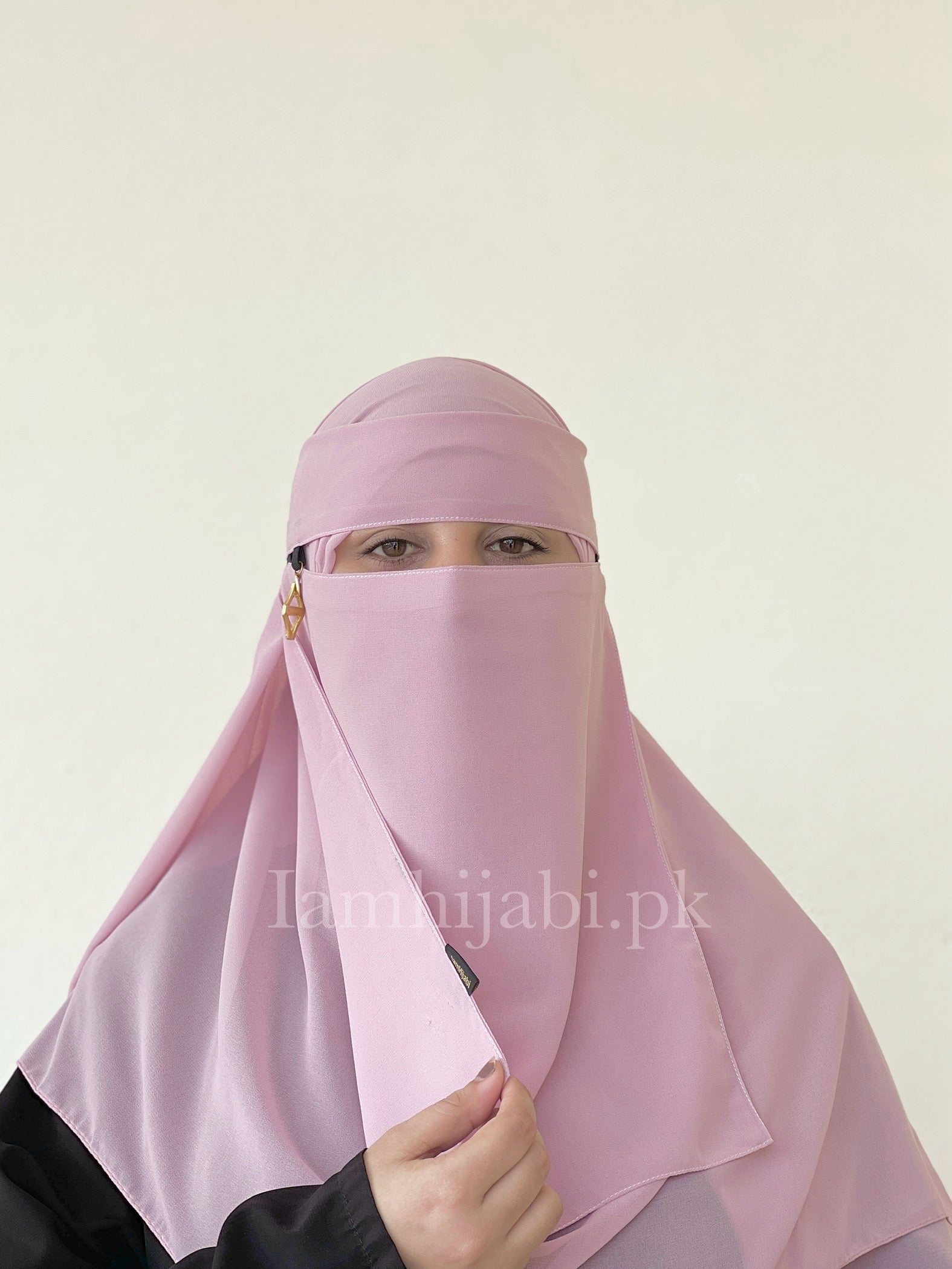 Saudi Rsa Pink Saudi niqab set – I AM HIJABI.PK