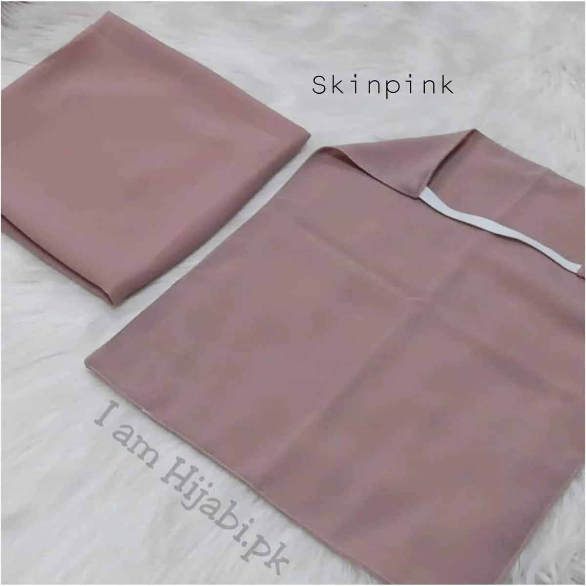 Hijab And Niqab Set - Skin Pink