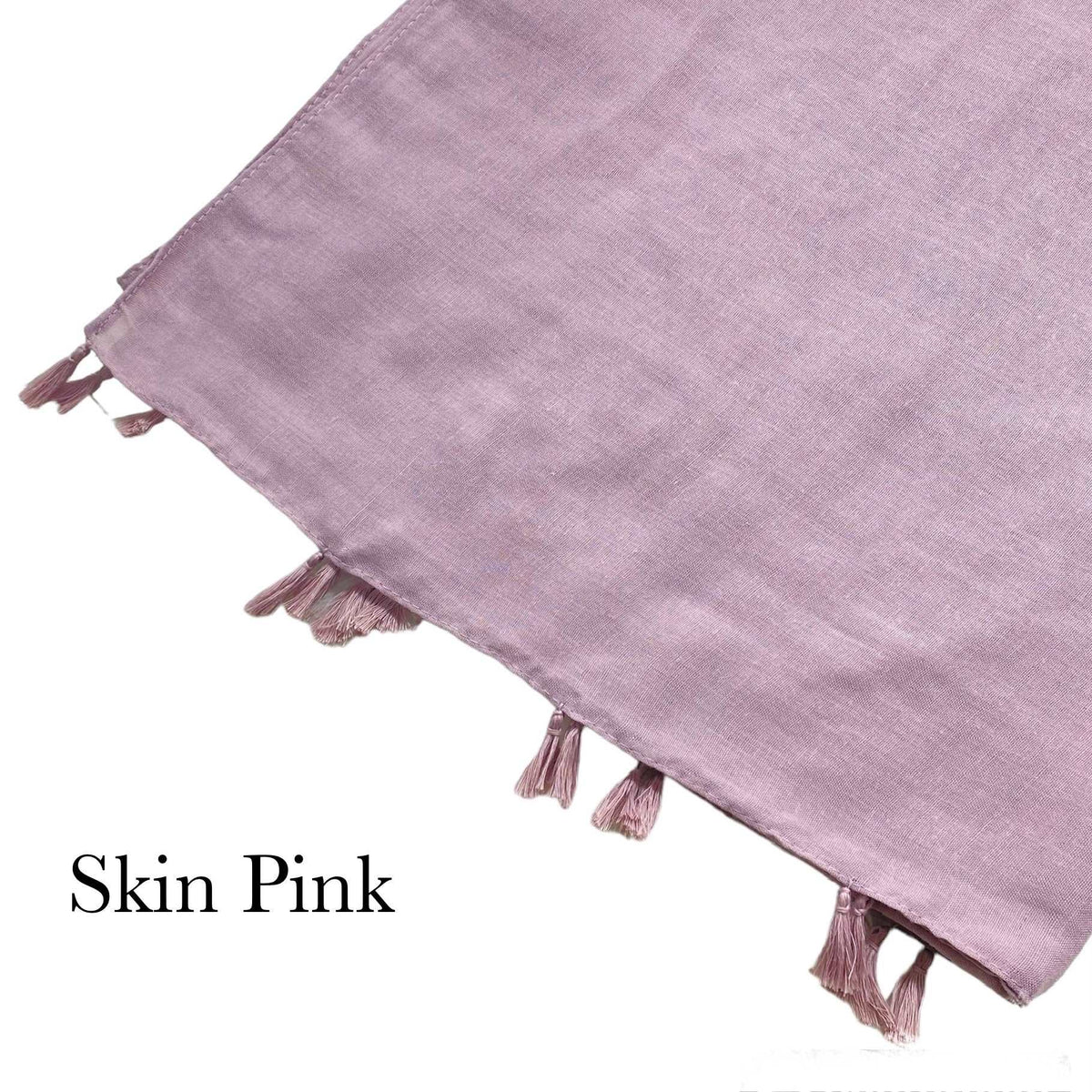 Plain Tassel - Skin Pink