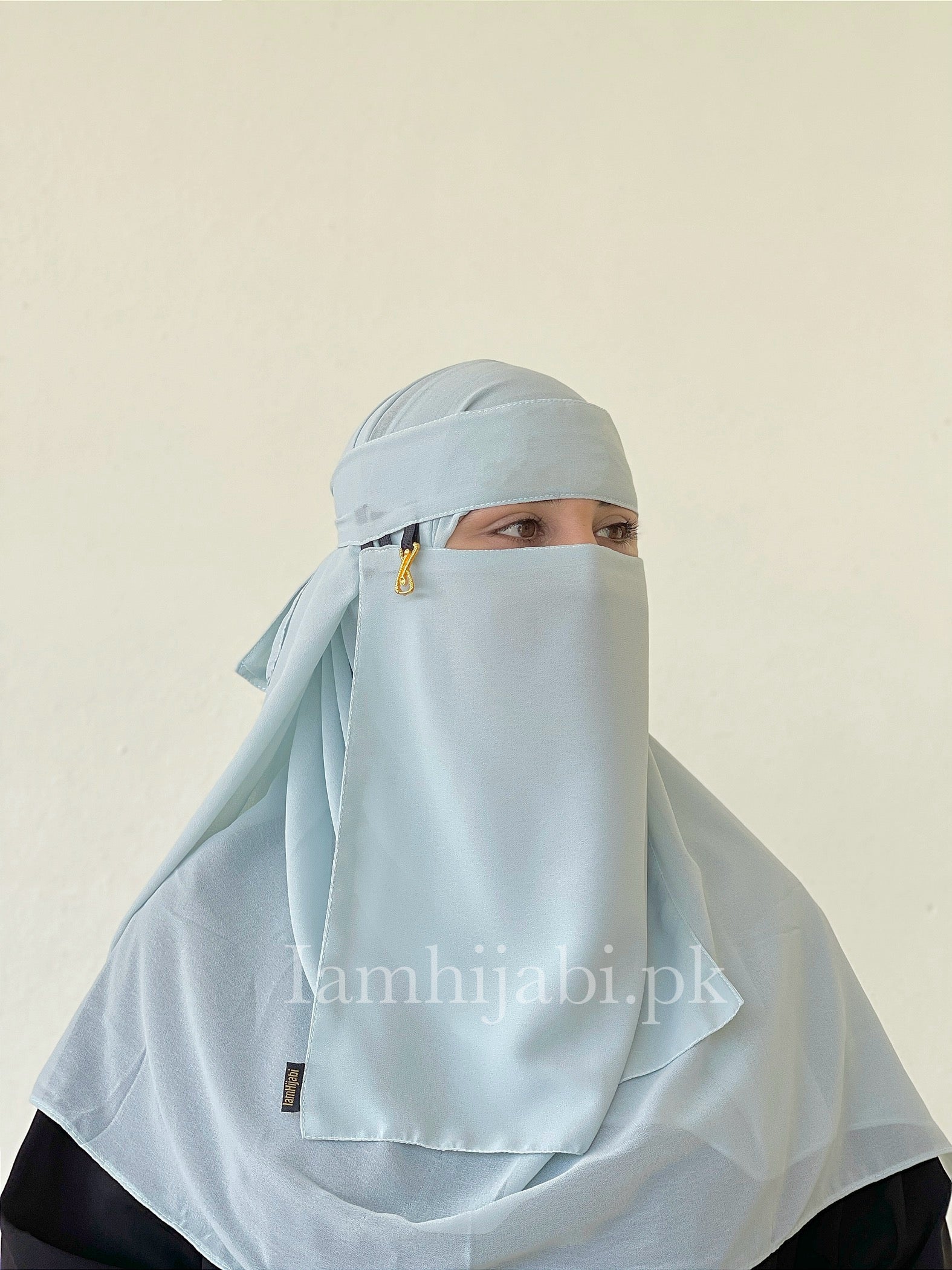 Saudi Niqab Set - Baby Blue