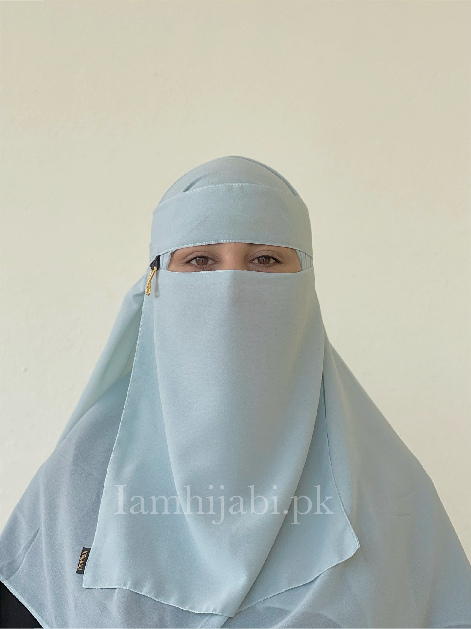 Saudi Niqab Set - Baby Blue