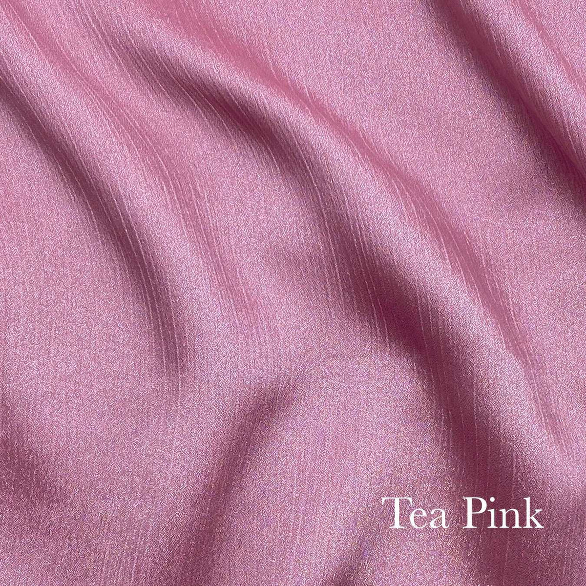 Metallic Silk - Tea Pink