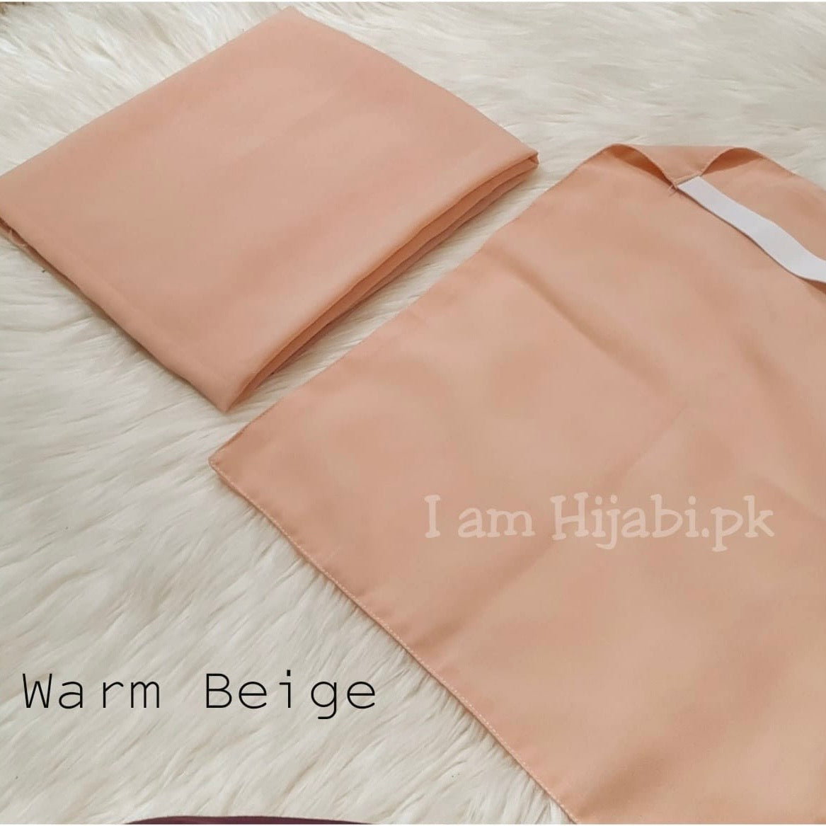 Hijab And Niqab Set - Warm Beige