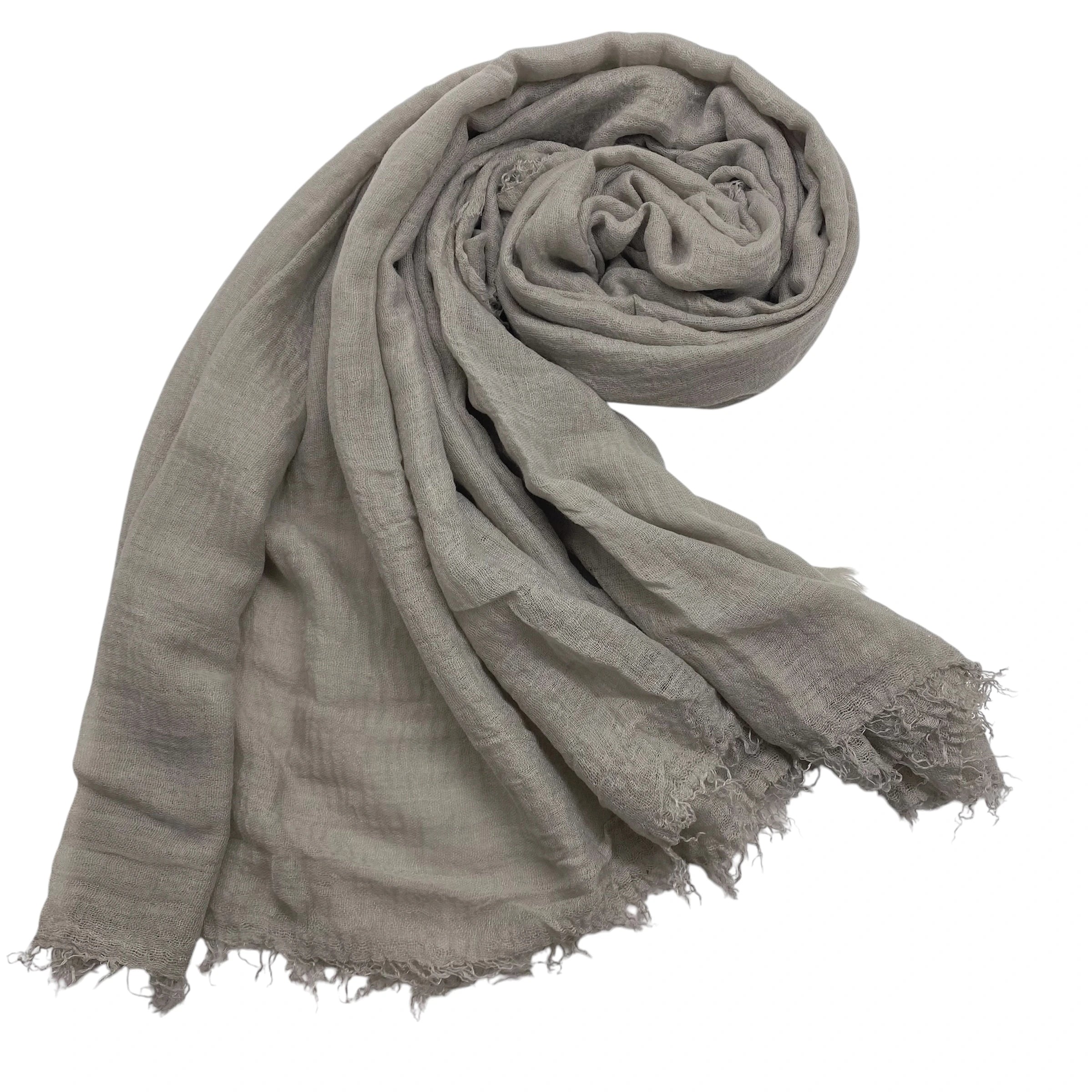 CRIMPS HIJAB - Warm Gray