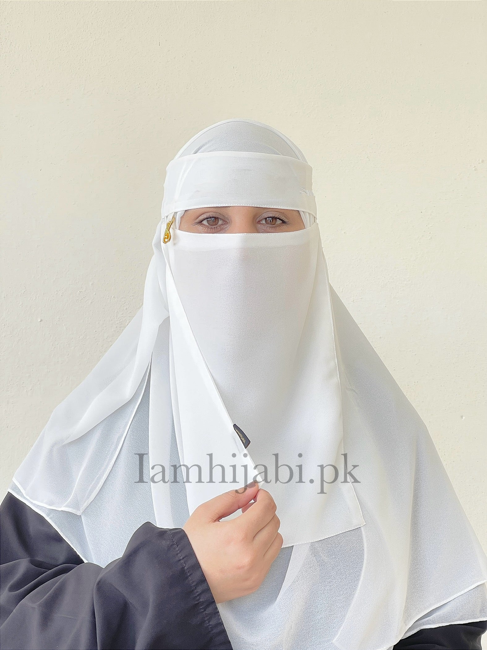Saudi Niqab Set - White