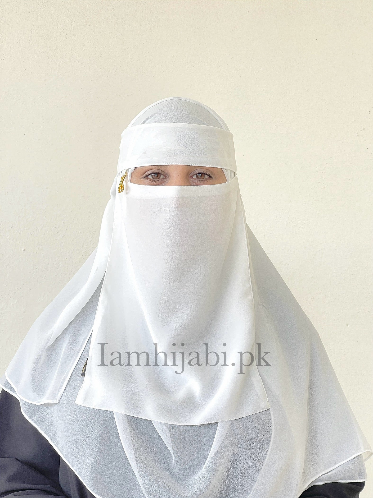 Saudi Niqab Set - White